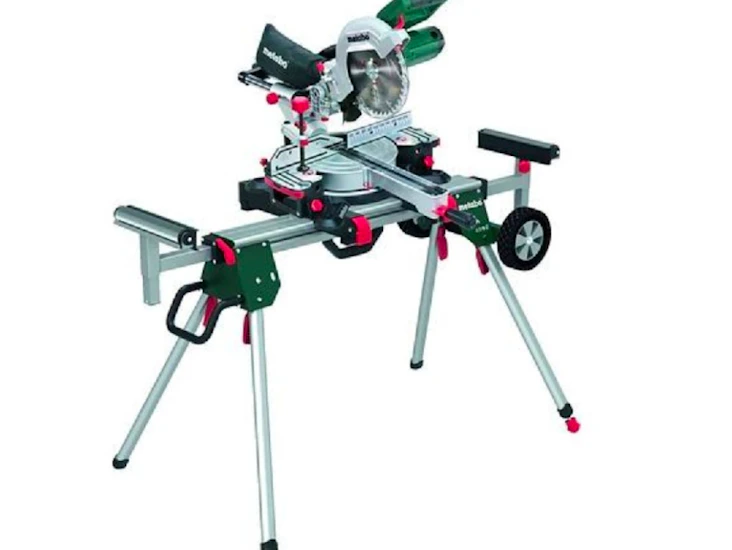 Kap- & gersåg med stativ från metabo