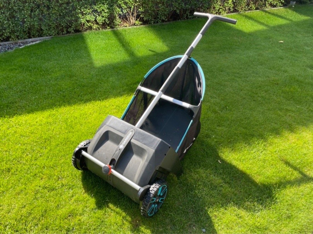 Gardena gräs- och lövuppsamlare