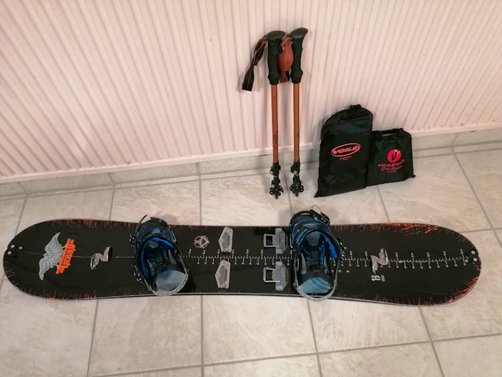 Burton freebird 158 splitboard