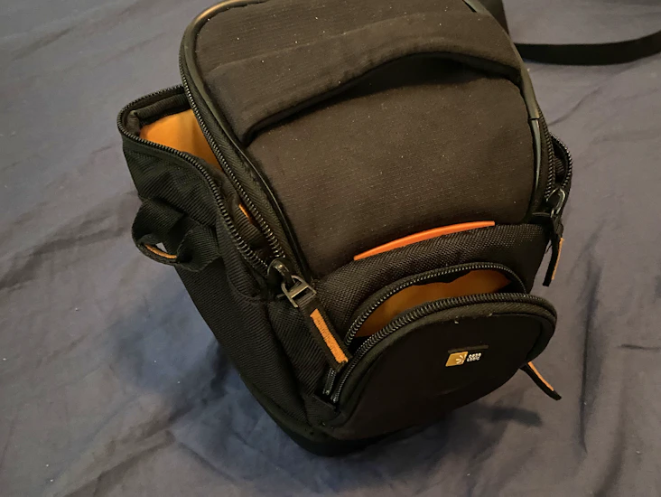 Kamera ryggsekk + vesker