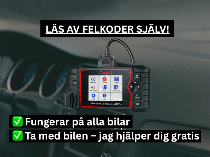 Läs ut felkoder på 2 min – undvik dyra verkstadsbesök.