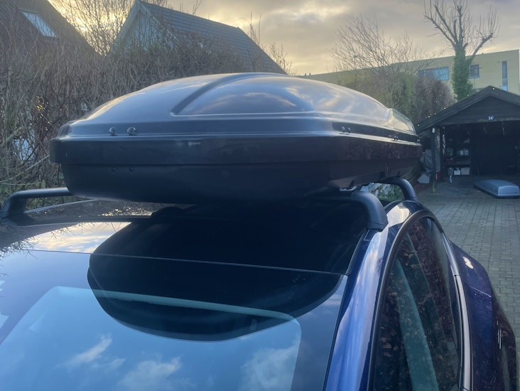 Modula wego 500 tagboks til leje og tagbøjler til tesla model y lejes ud.