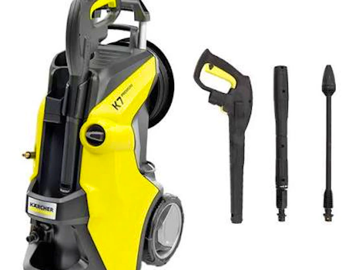Kärcher k7 med terrasstvätt och rensslang
