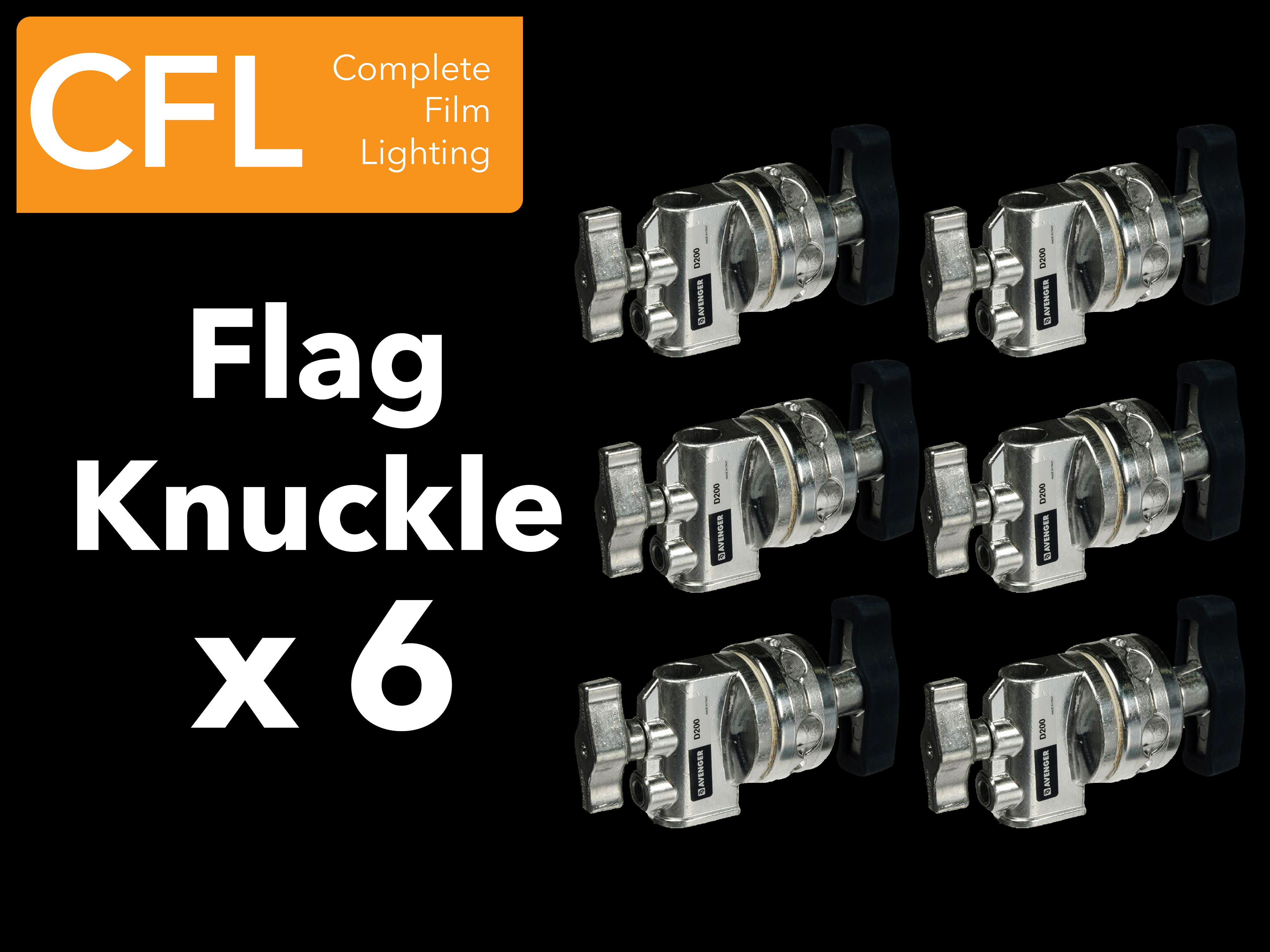 Flag knuckle x 6