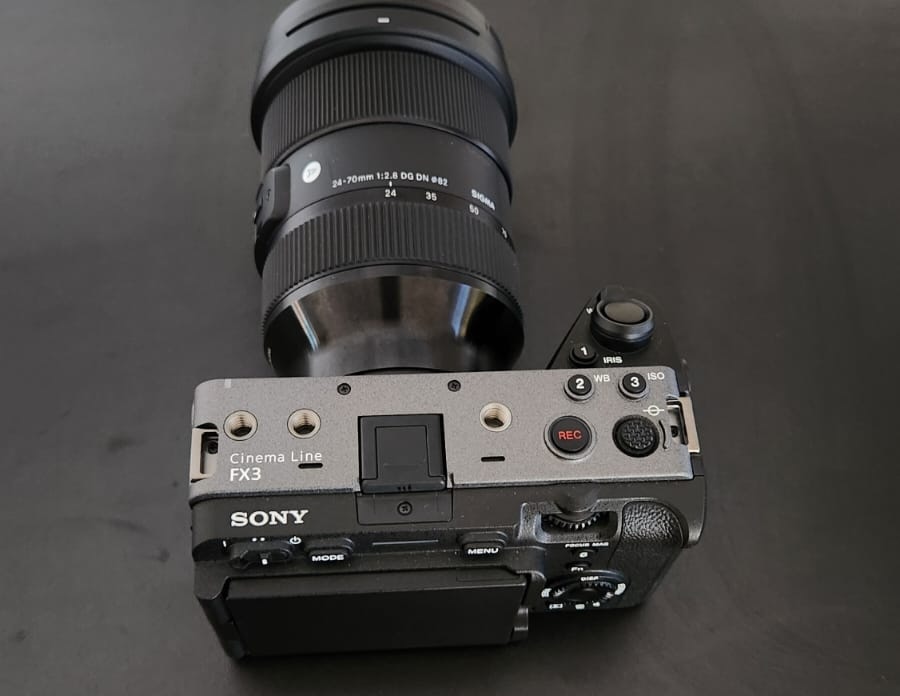 Sony fx3 (ntsc) with sigma 24-70