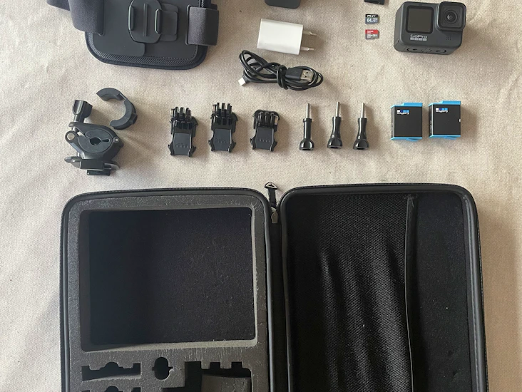 Gopro 9 black + massor av tillbehör