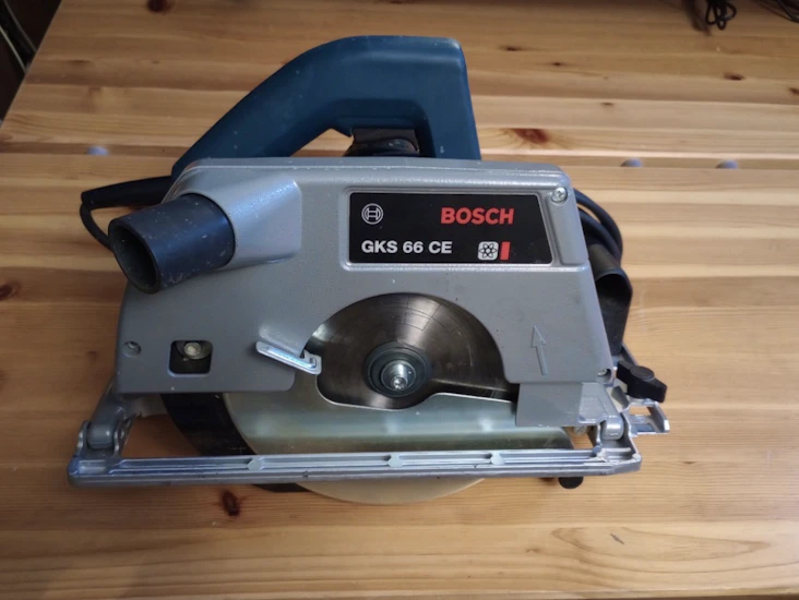 Bosch gks 66 ce med 1.4m skinne