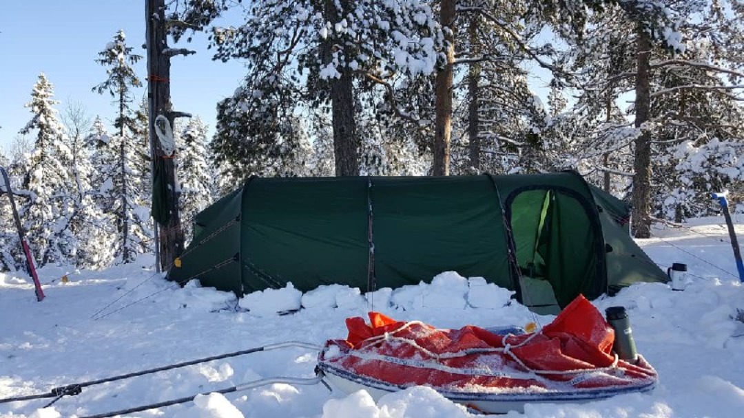 Hilleberg keron 3 gt med stormklaffer