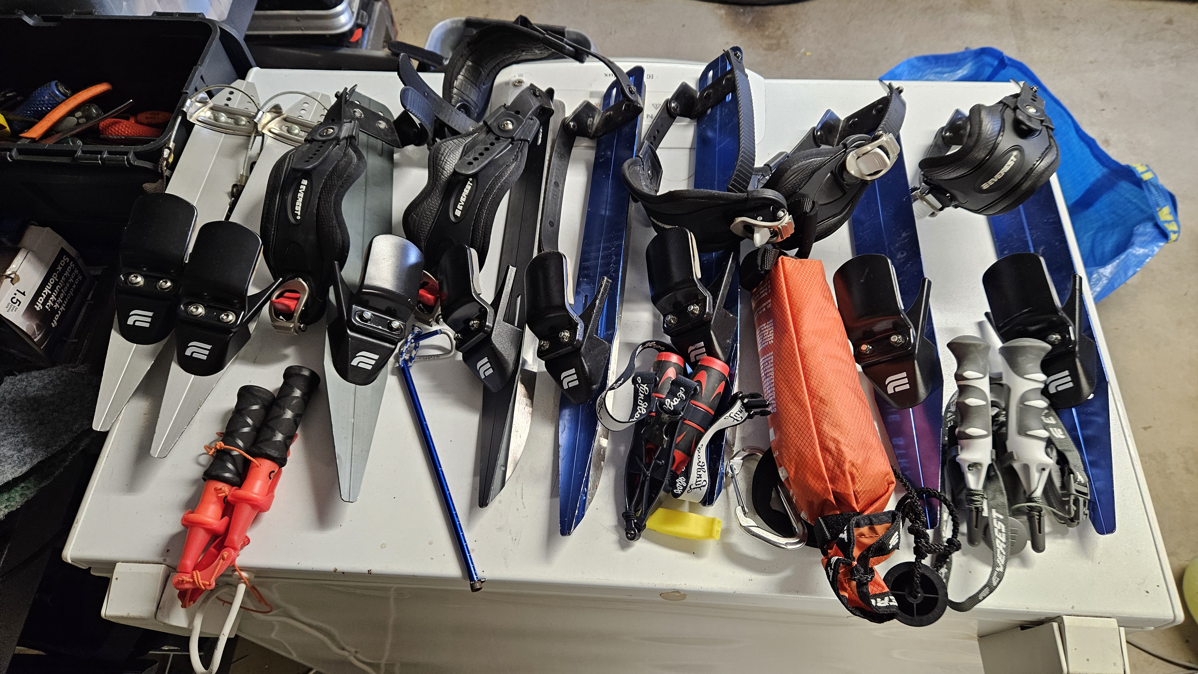 Långfärdsskridskor komplett