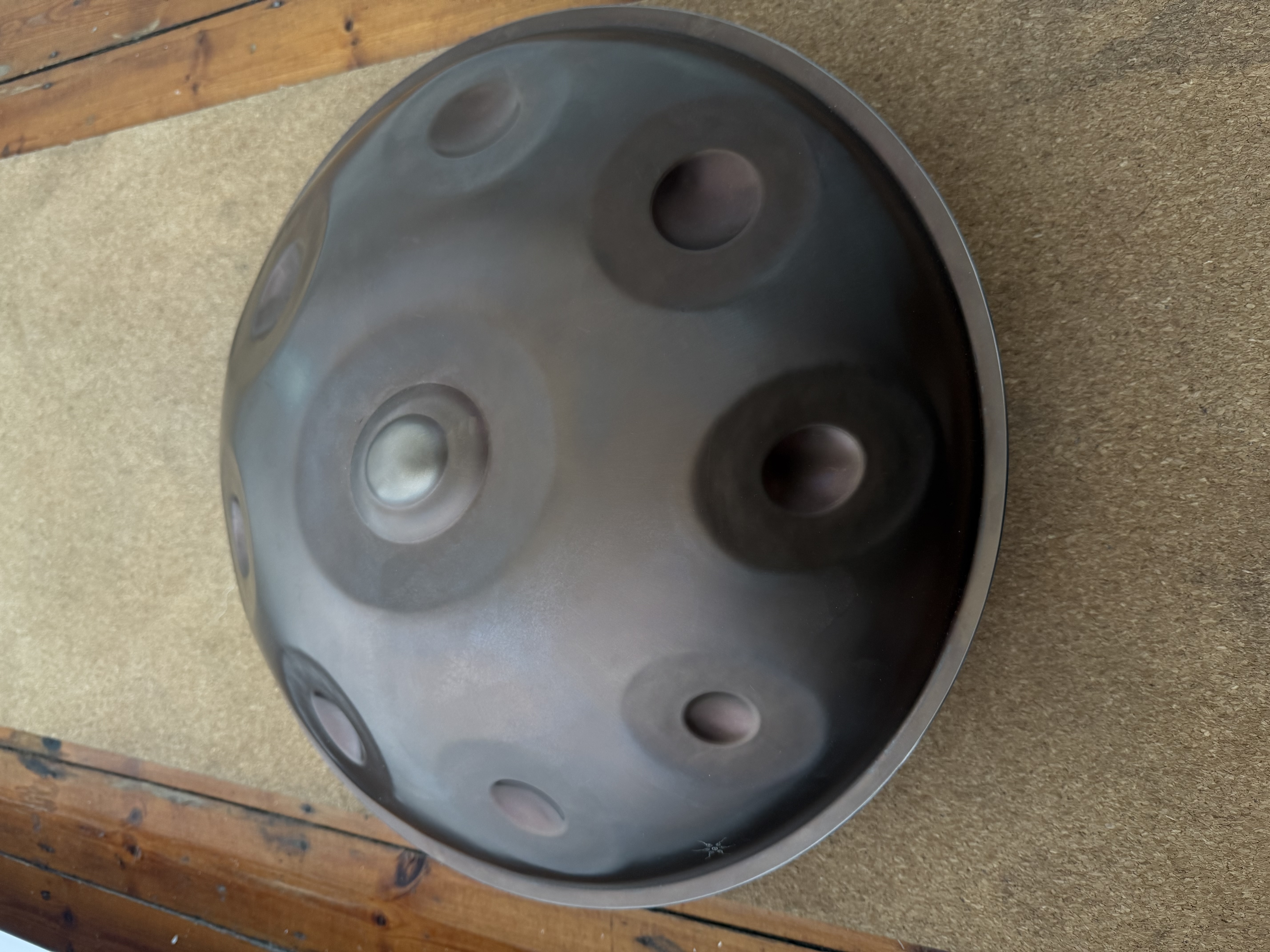 Handpan e♭ la sirena scale - hand made 