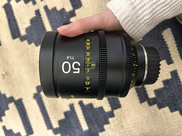 Dzofilm arles 50mm t1.4 cine prime