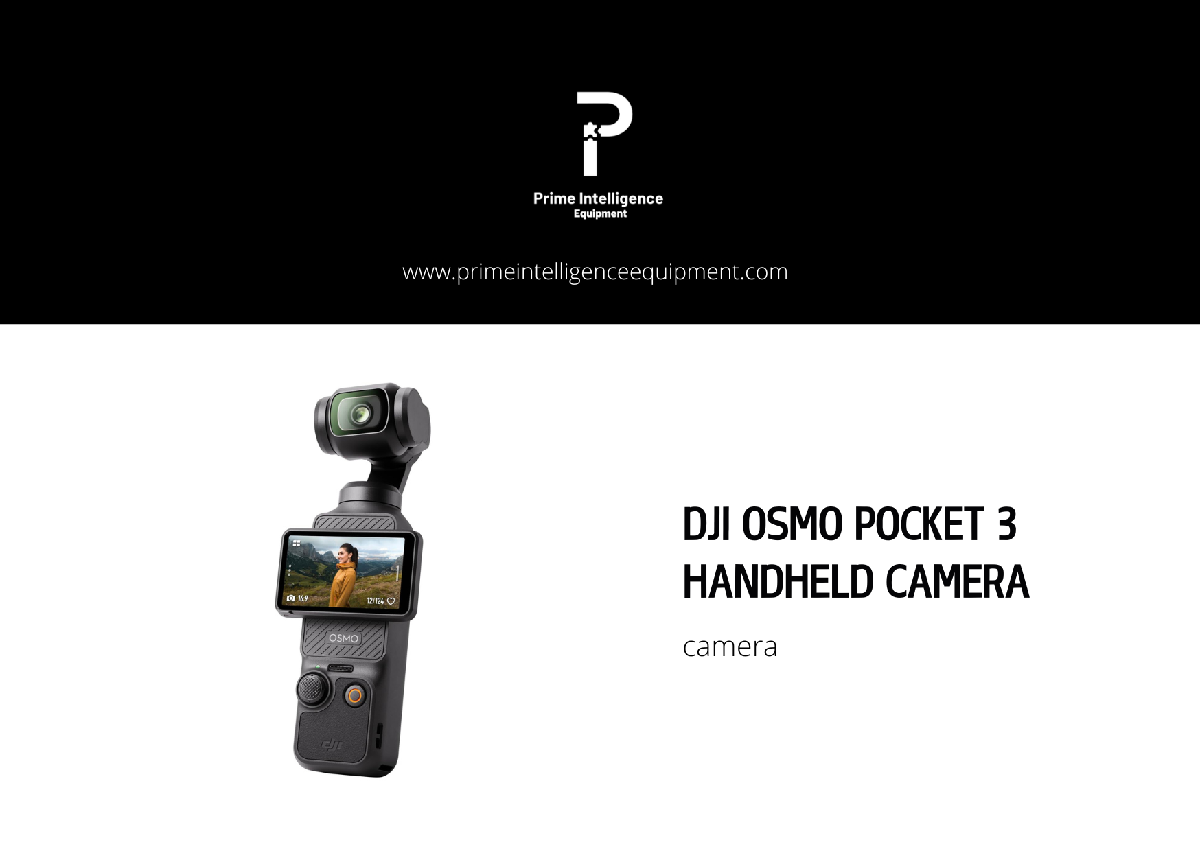 Dji osmo pocket 3 handheld camera
