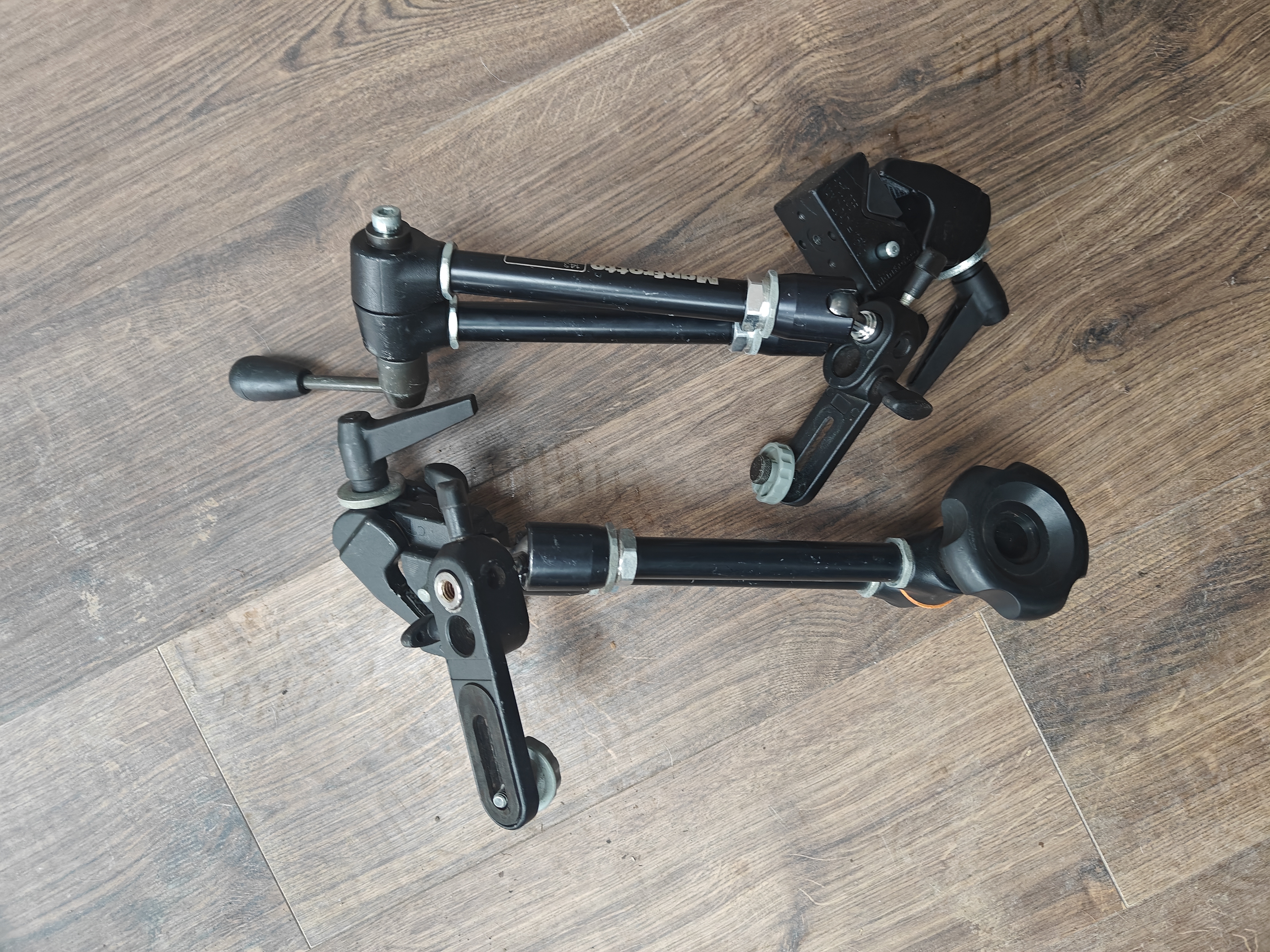 2 x manfrotto magic arm clamps 