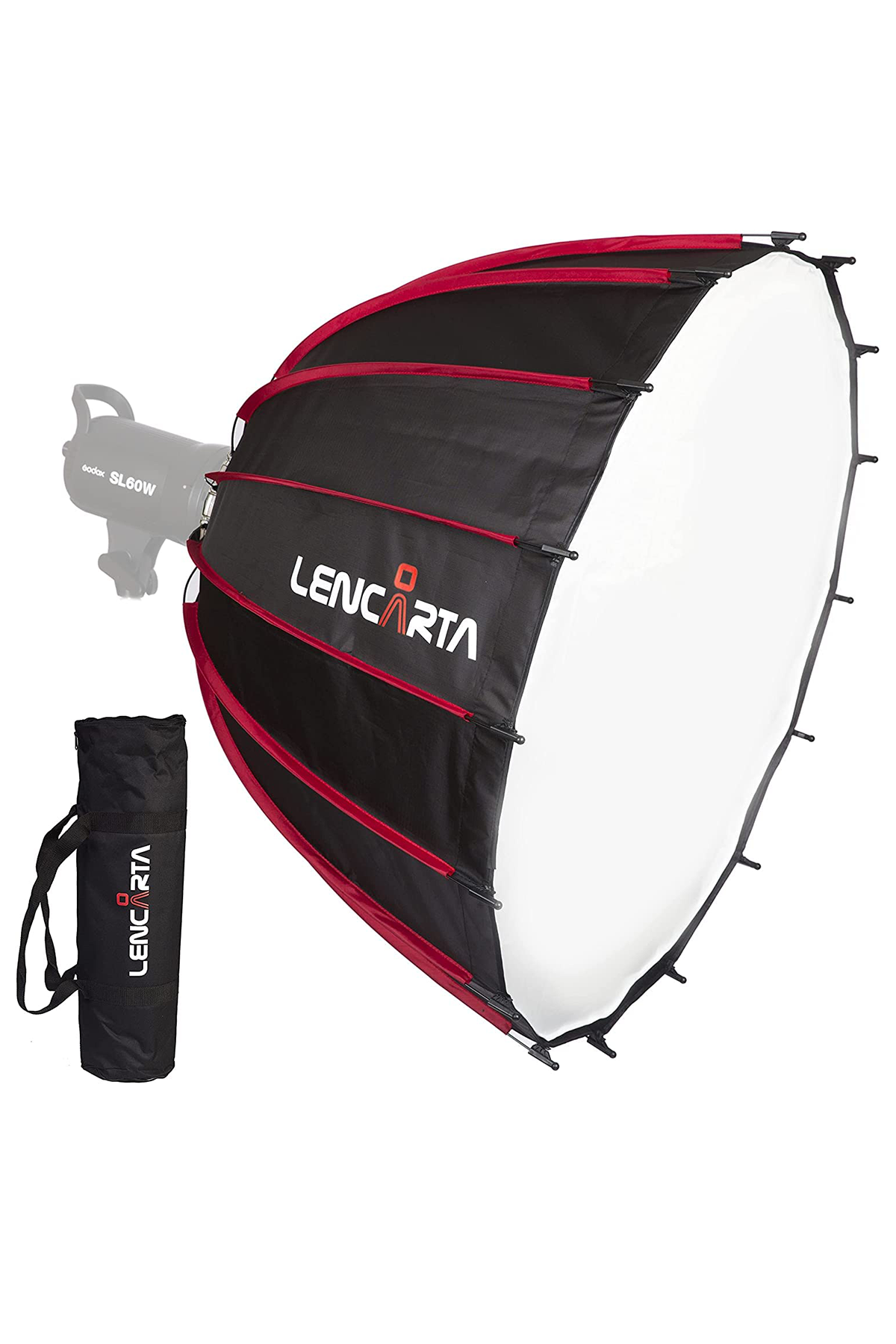 Lencarta ez-pro 90cm deep octagonal softbox with bowens mount speedring and bag