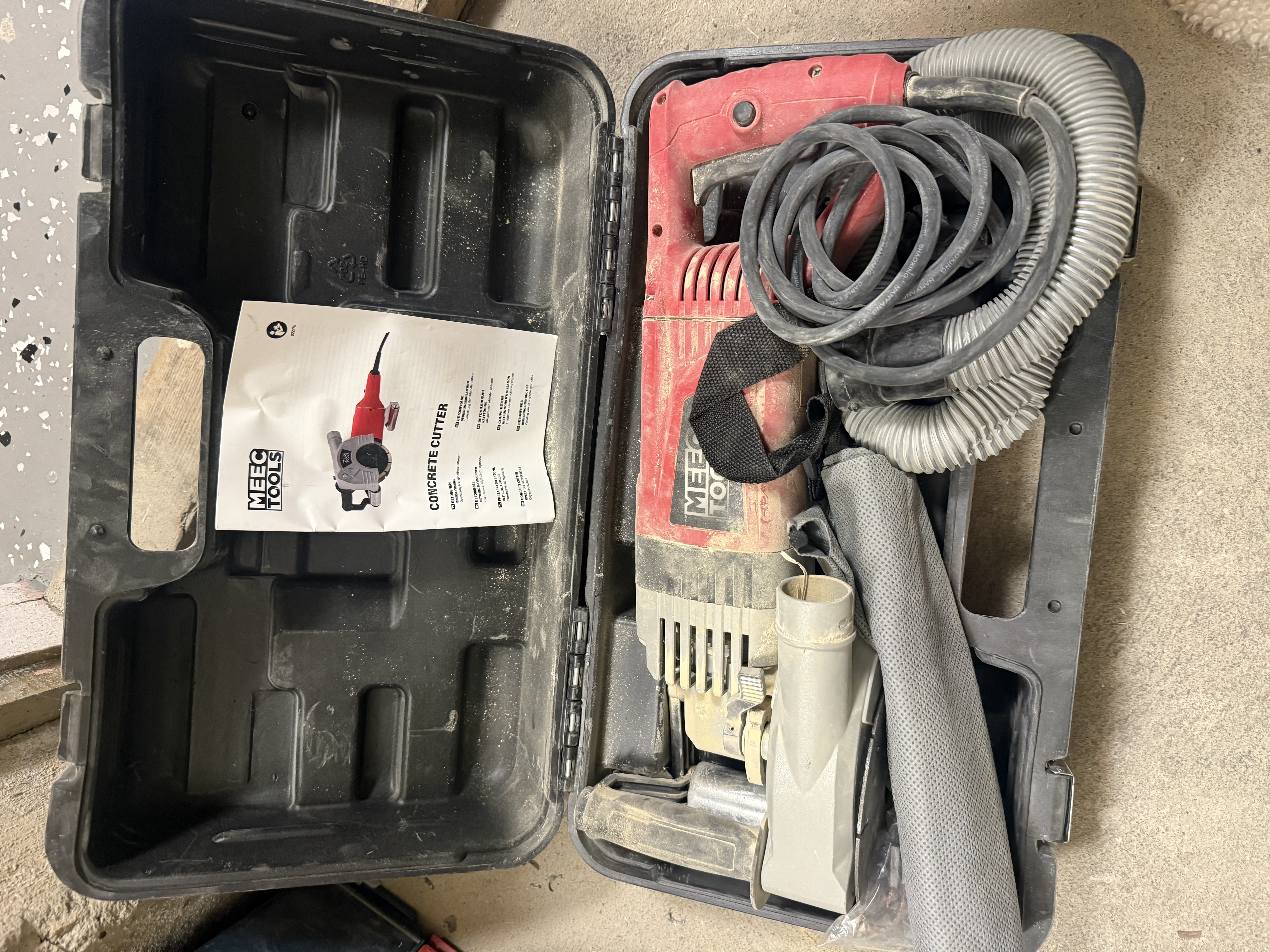 Betongfräs / spårfräs / concrete cutter – meec tools