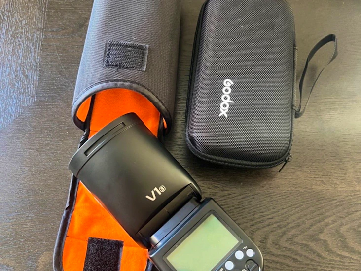 Godox v1s + ak-r1 tillbehörs-kit (sony)