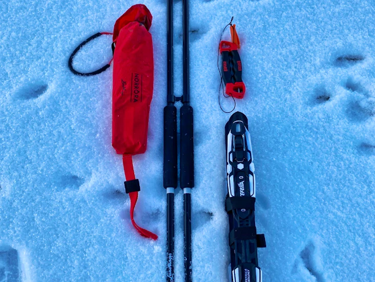 Retkiluistelupaketti ja välineet