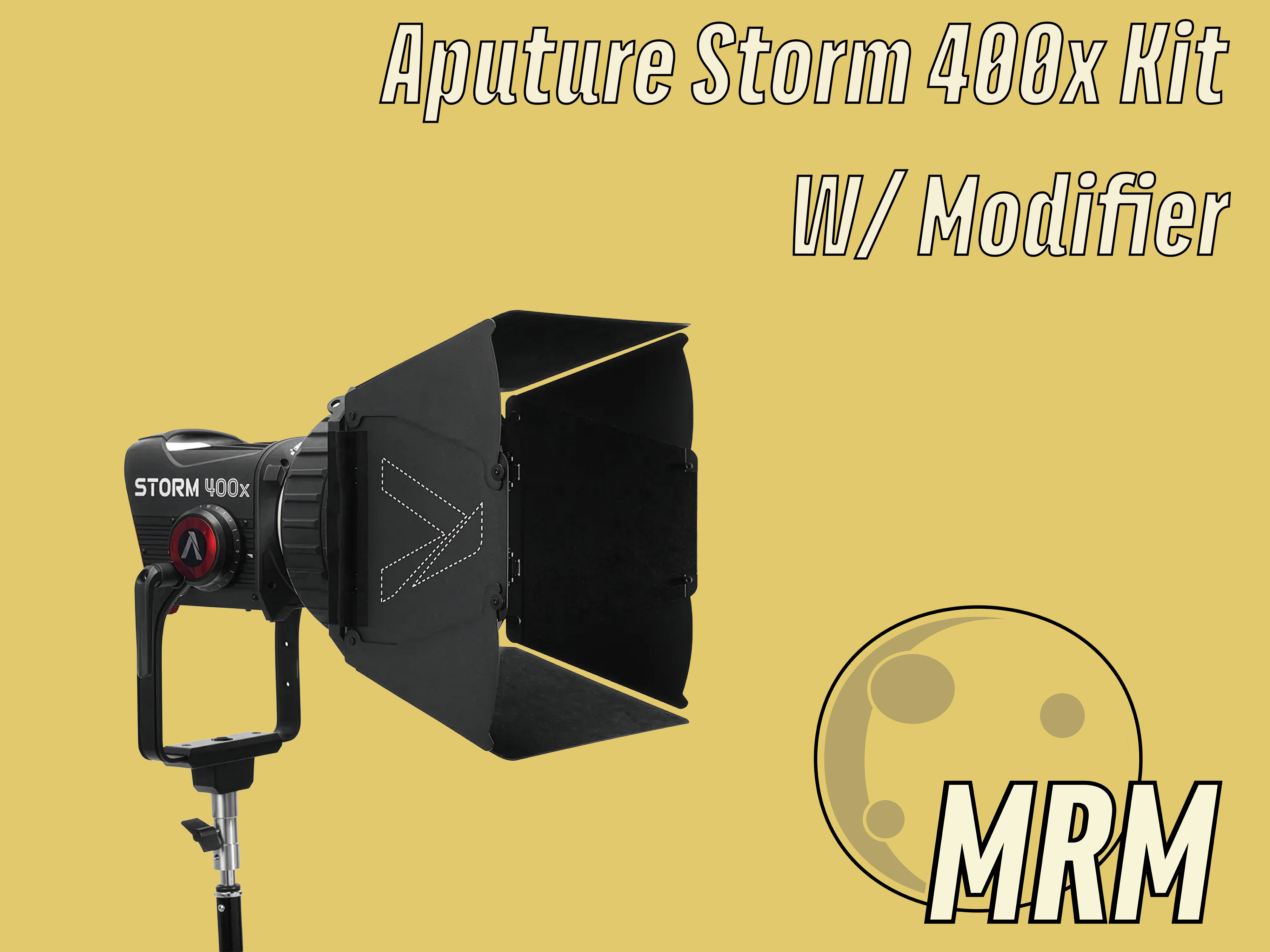 Aputure storm 400x w/ modifier