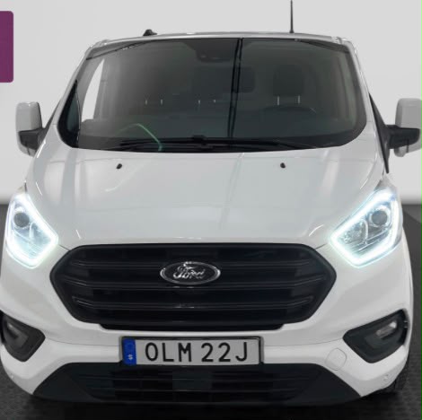 Skåbil ford transit custom 2019