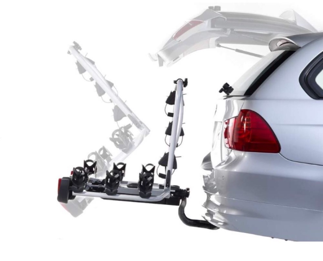 Cykelhållare dragkrock för 4 cyklar