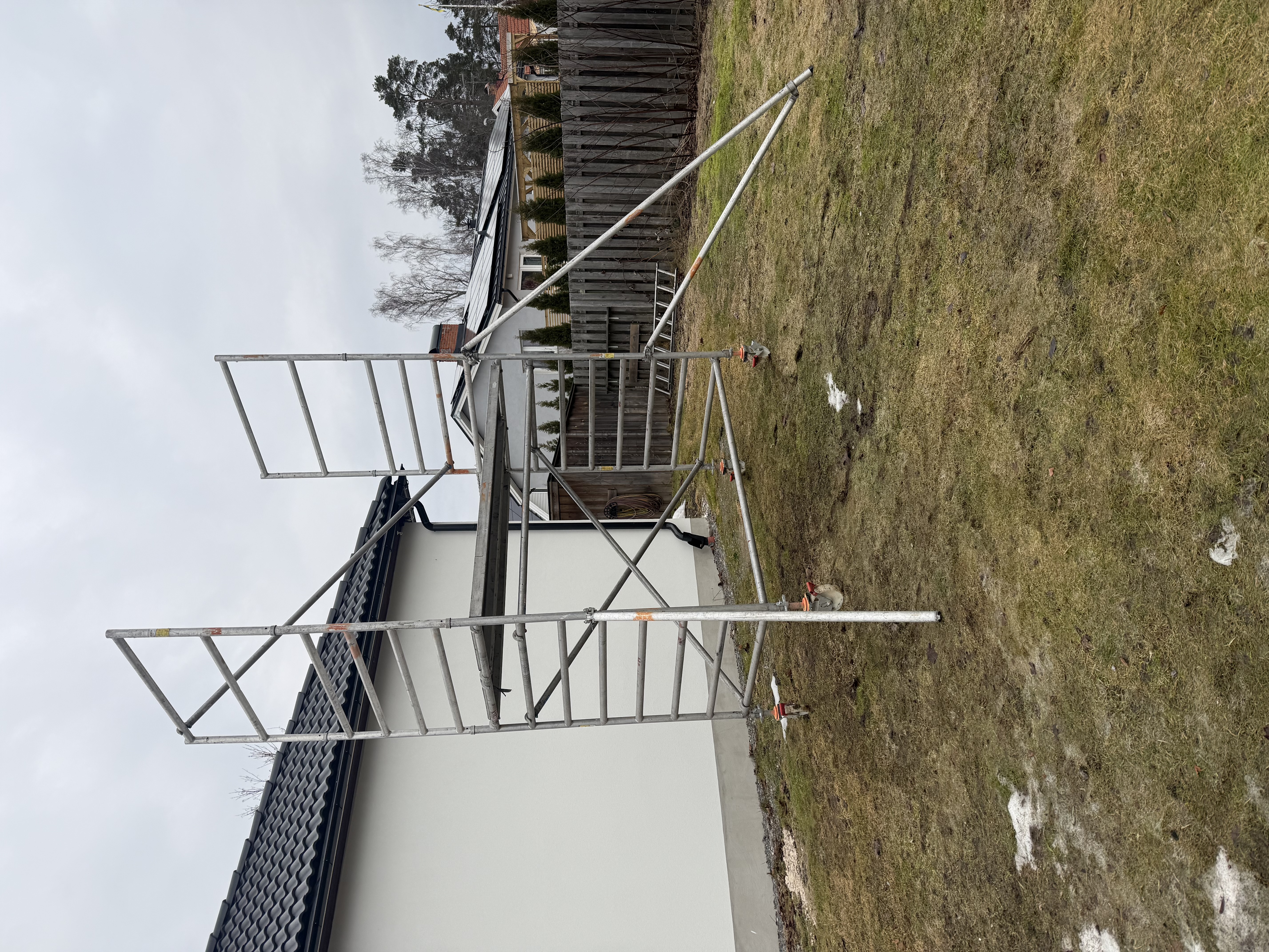 Rullställning 4,5m stå höjd dubbelbredd väldigt stabil b130xl250