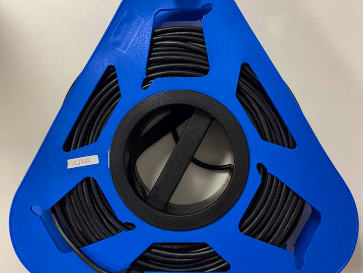 Cat 6- ethernet gigabit lan network- 60m with cable reel holder