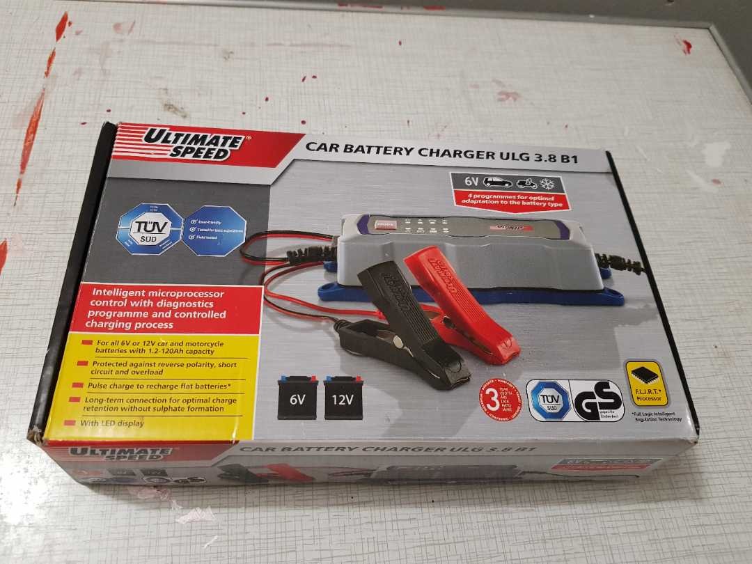 Mc-bil batteriladdare