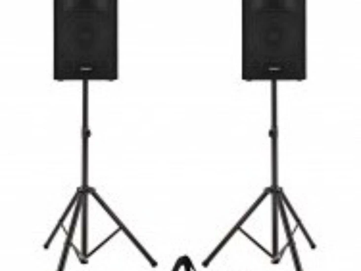 2 pa-högtalare + slutsteg 1000 w