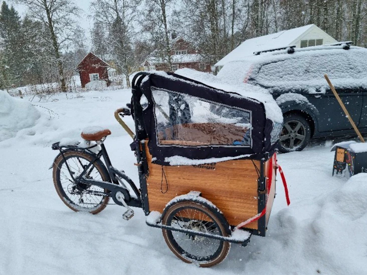 Eldriven lådcykel