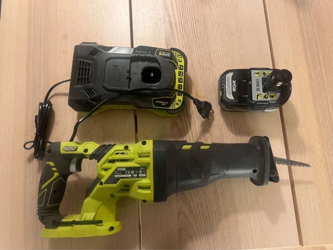 Batteridriven kraftig tigersåg ryobi r18rs