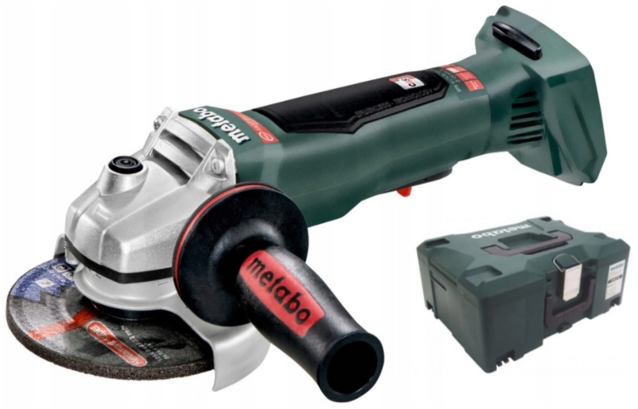 Batteridriven vinkelslip - metabo w 18 ltx 125