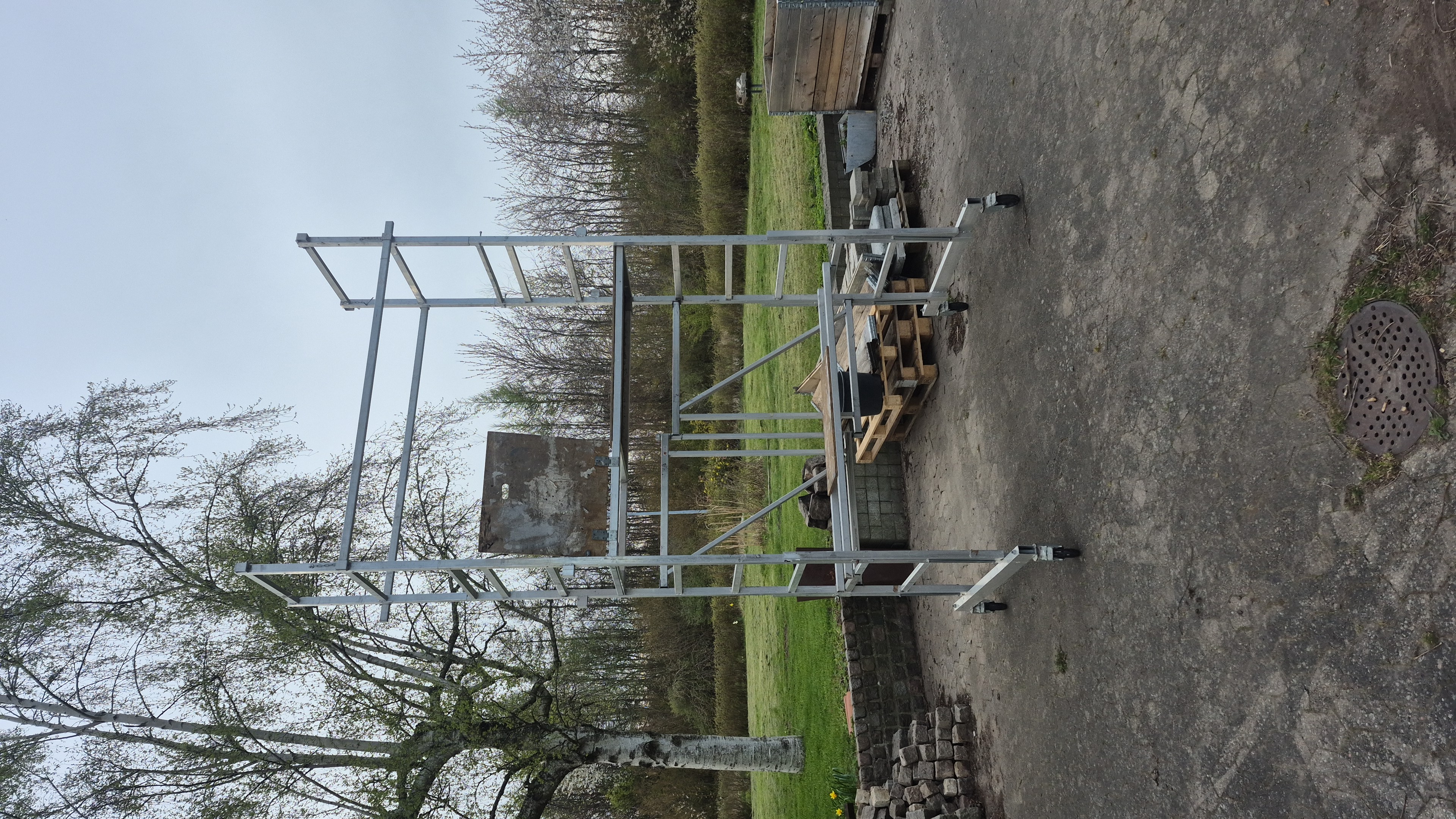 Alu byggställning 3mt ståhöjd 