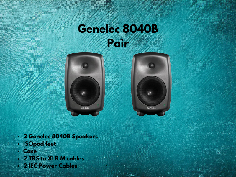 Genelec 8040b stereo pair