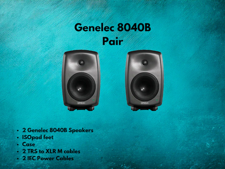 Genelec 8040b stereo pair