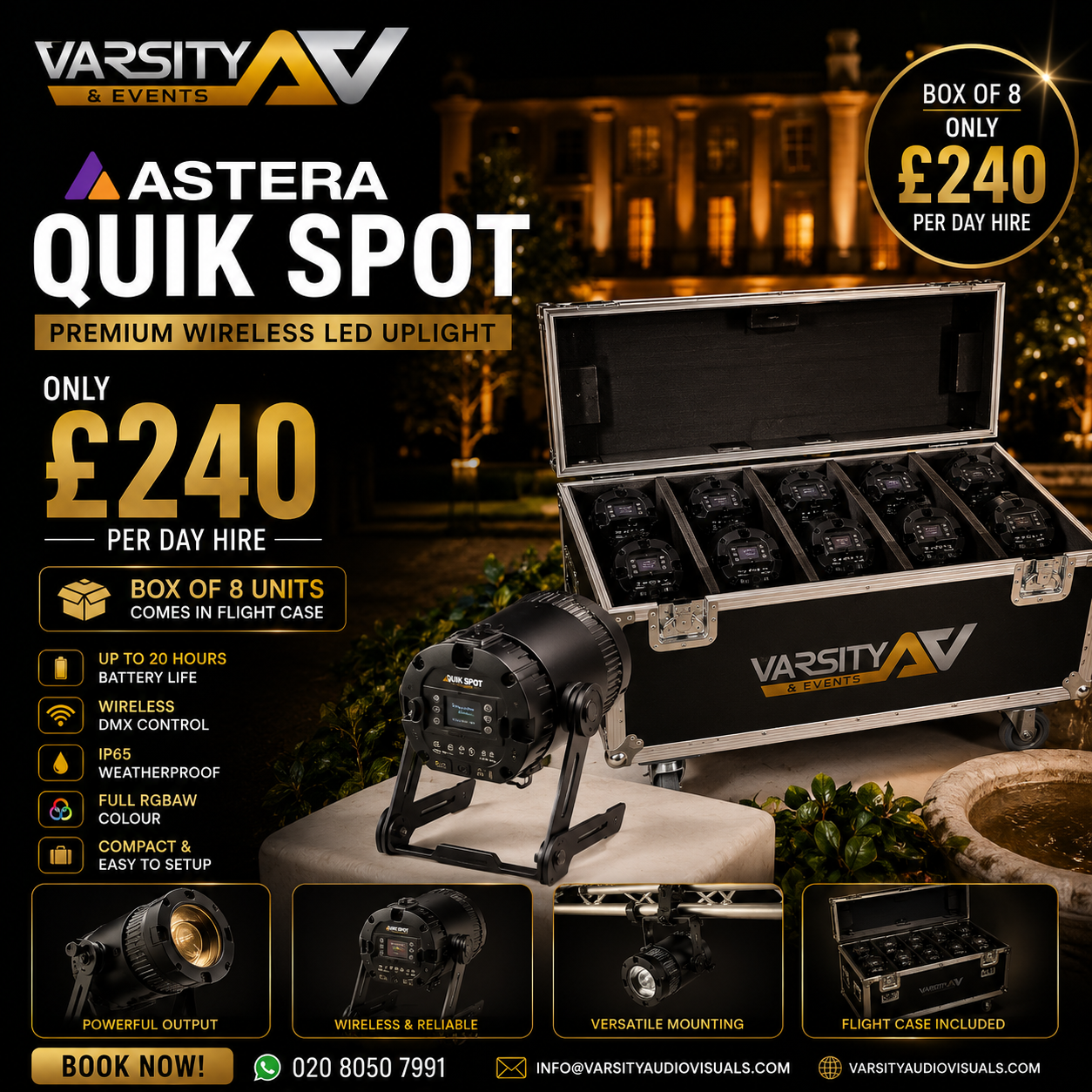 Astera quick spot hire 