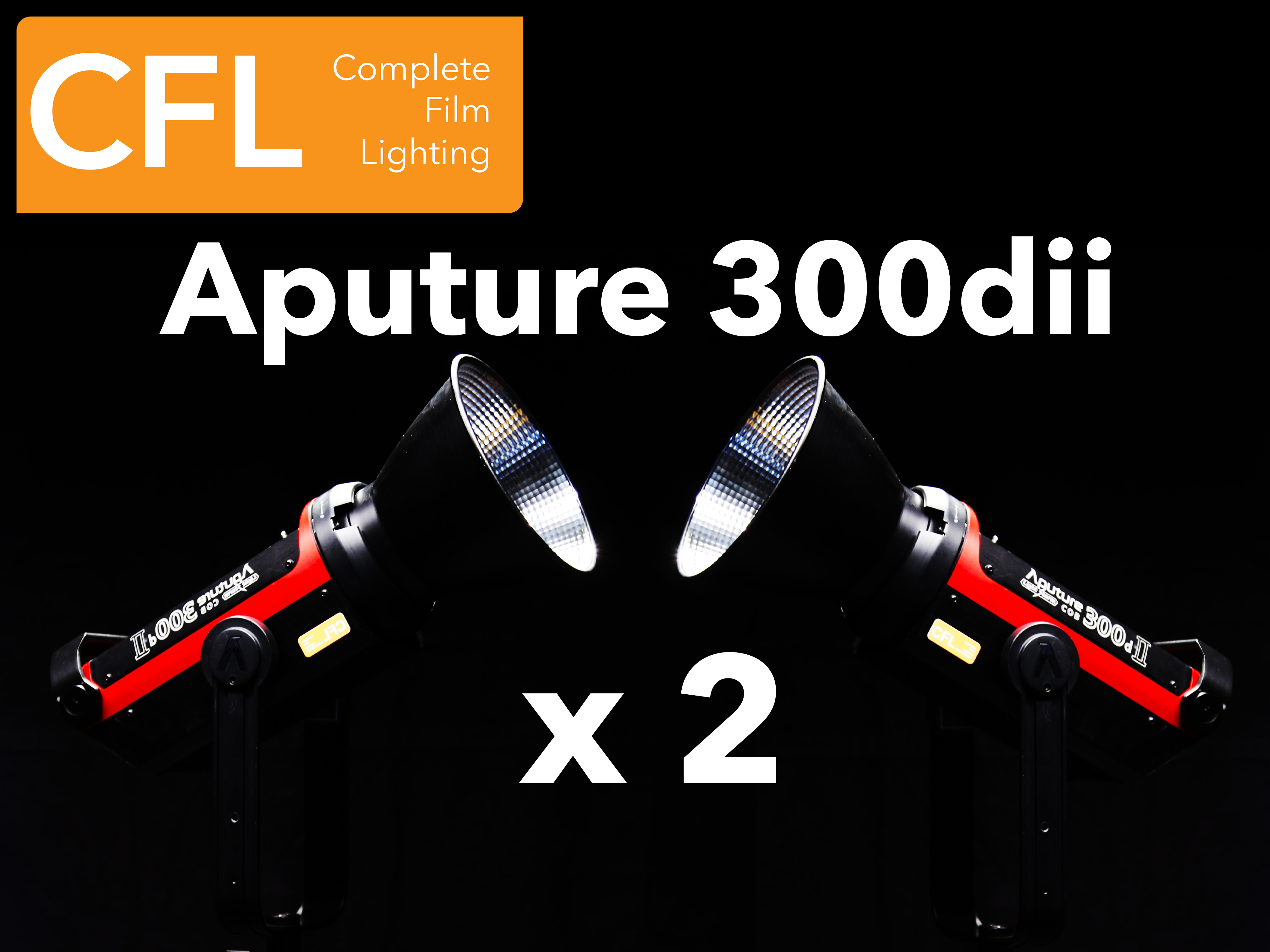 Aputure 300dii x 2