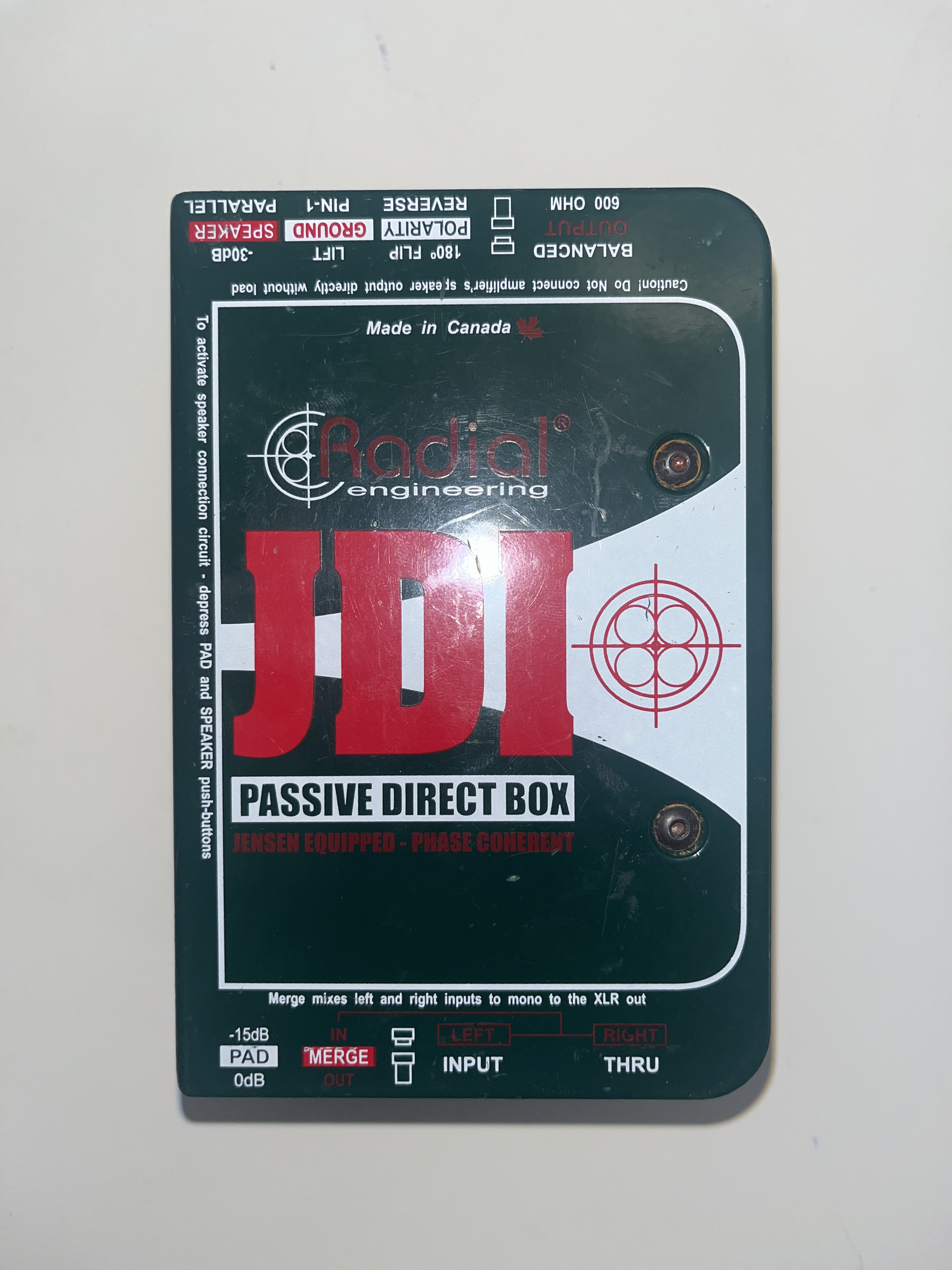 Radial jdi passive di box