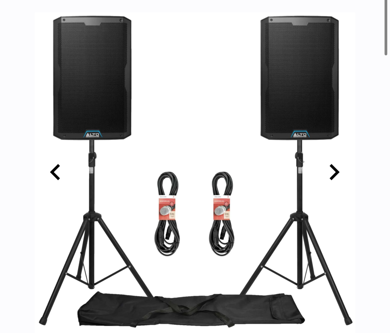 Alto ts415 speakers