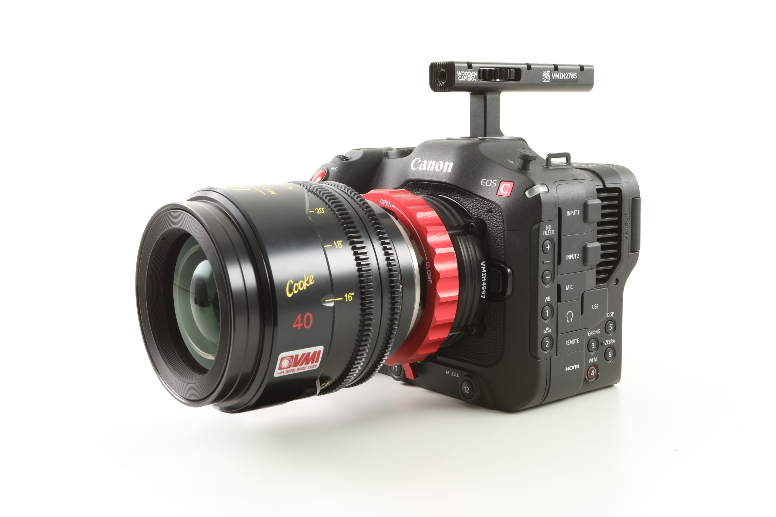 Canon eos c70 cinema production camera + dzofilm vespid 40mm cine lens  | built-in nd | raw