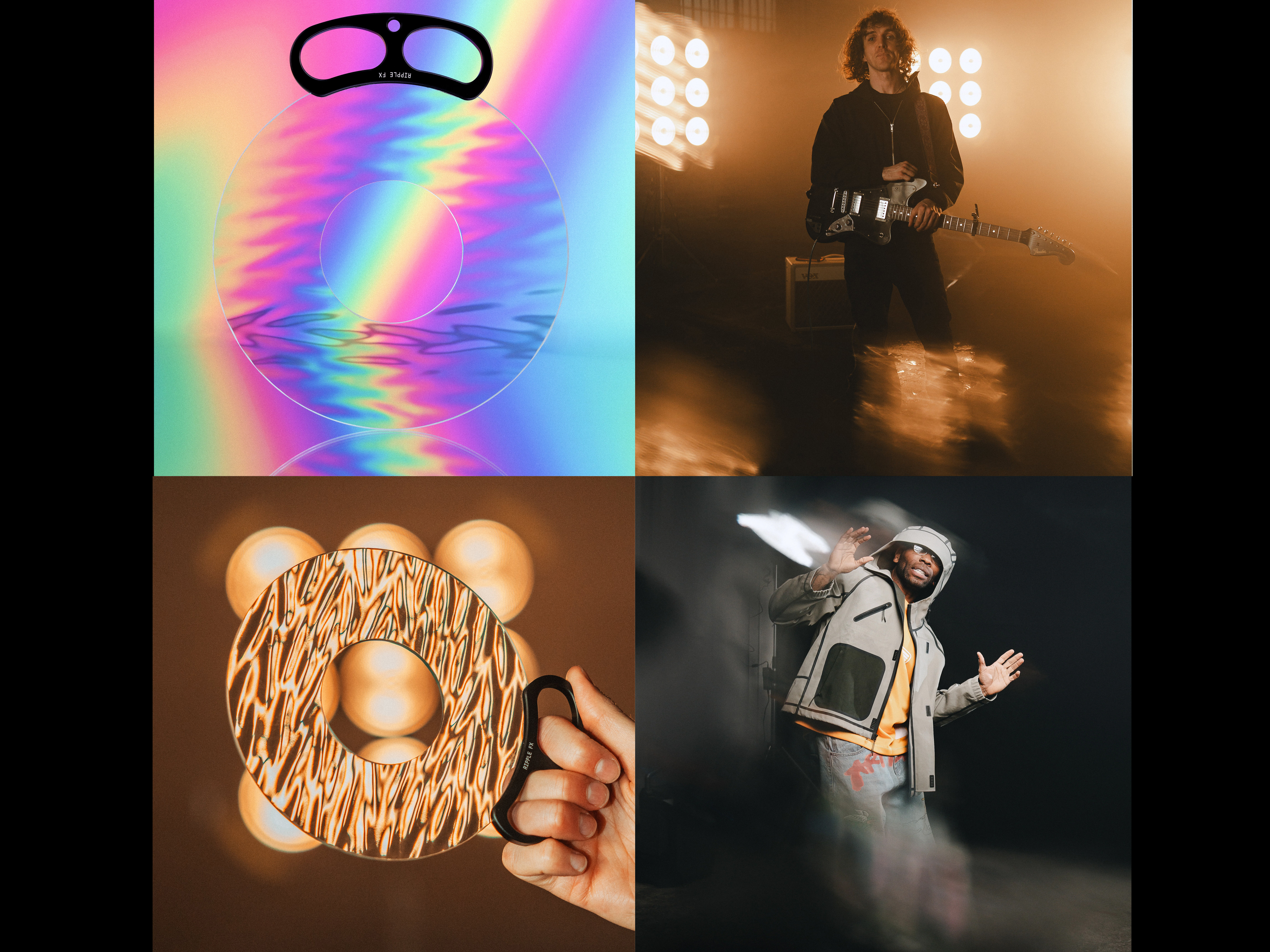 Prism fx filters, ( ripple ) handheld, kaleidoscope, diopter, lens, dream, mist, vnd, ghost, split, linear
