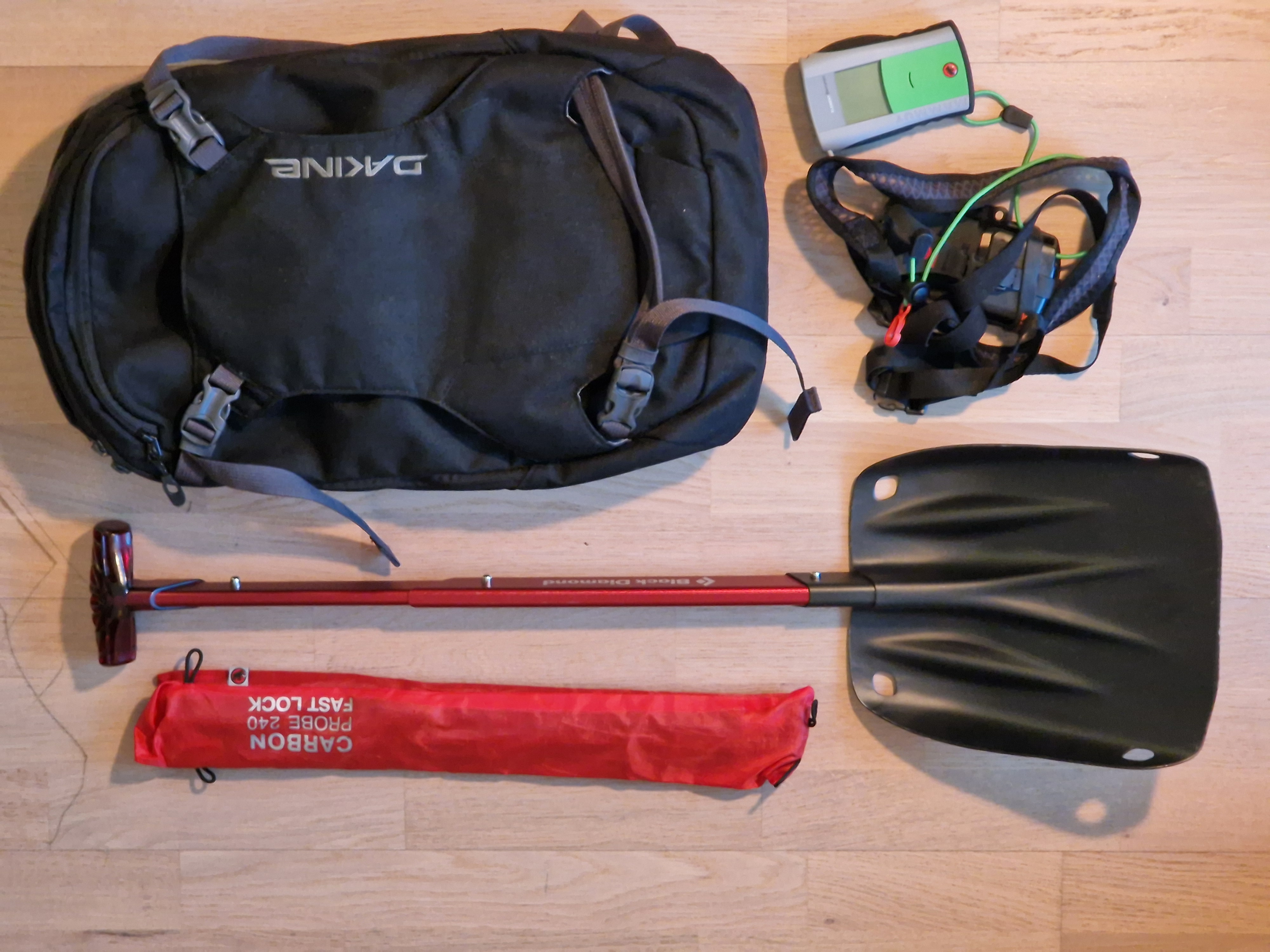 Komplett skredpakke med ryggsekk