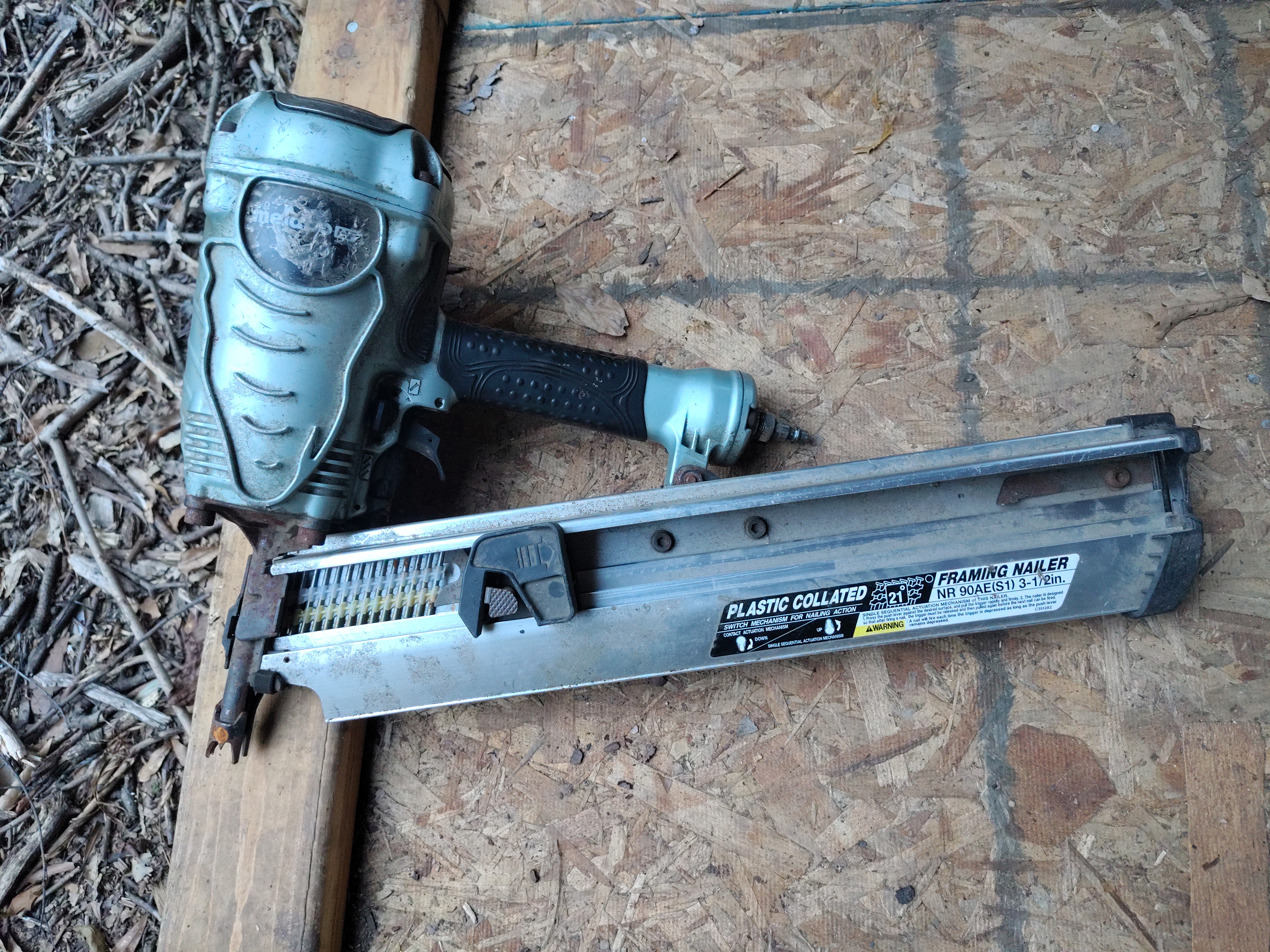 Metabo pneumatic framing nailer