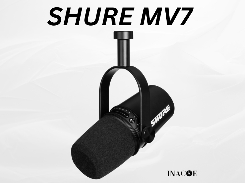 Shure mv7 - podcast microphone