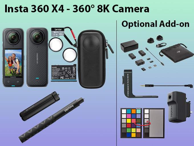 Insta360 x4 - 360° 8k camera 