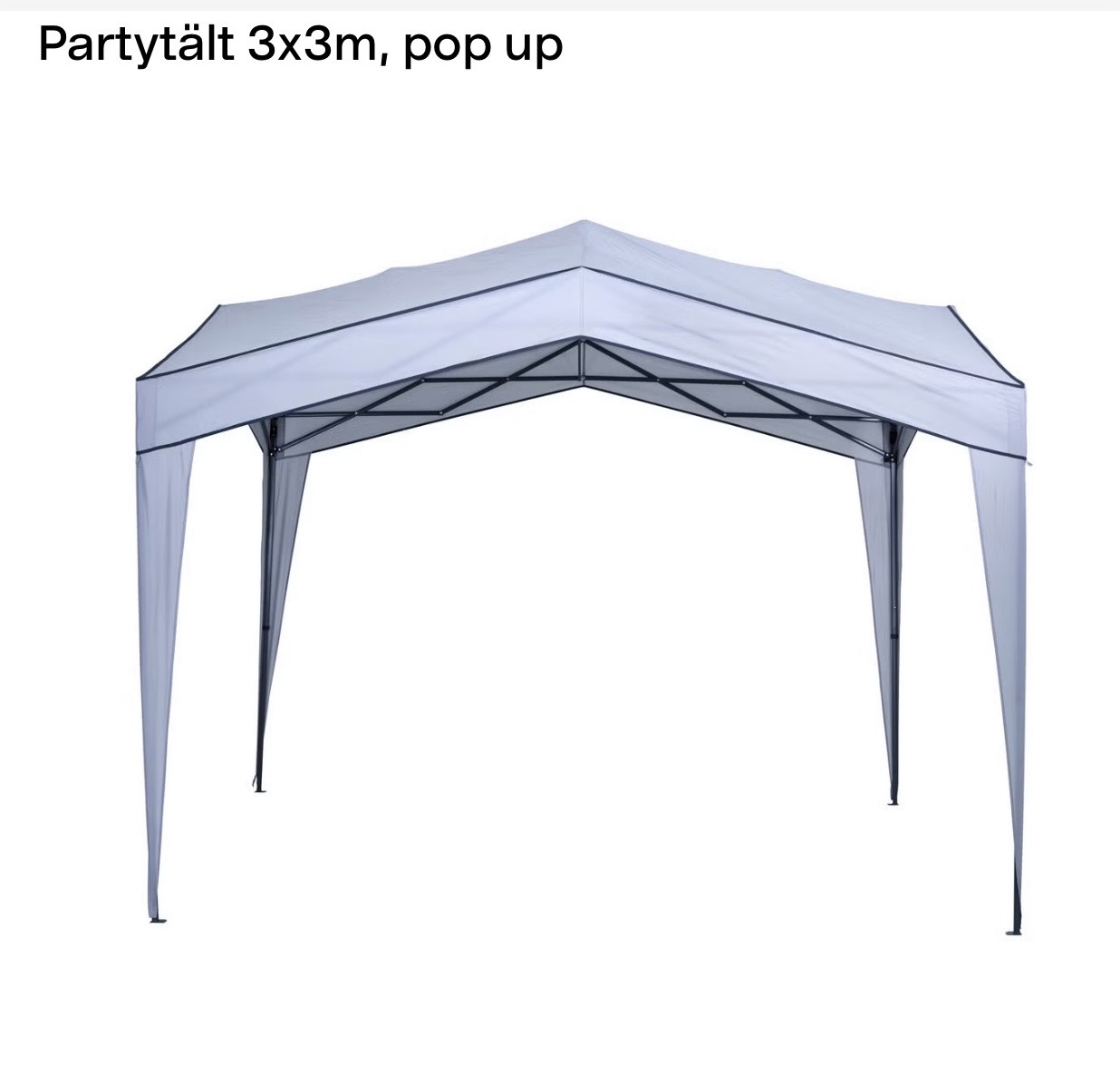 Partytältet  3x3m