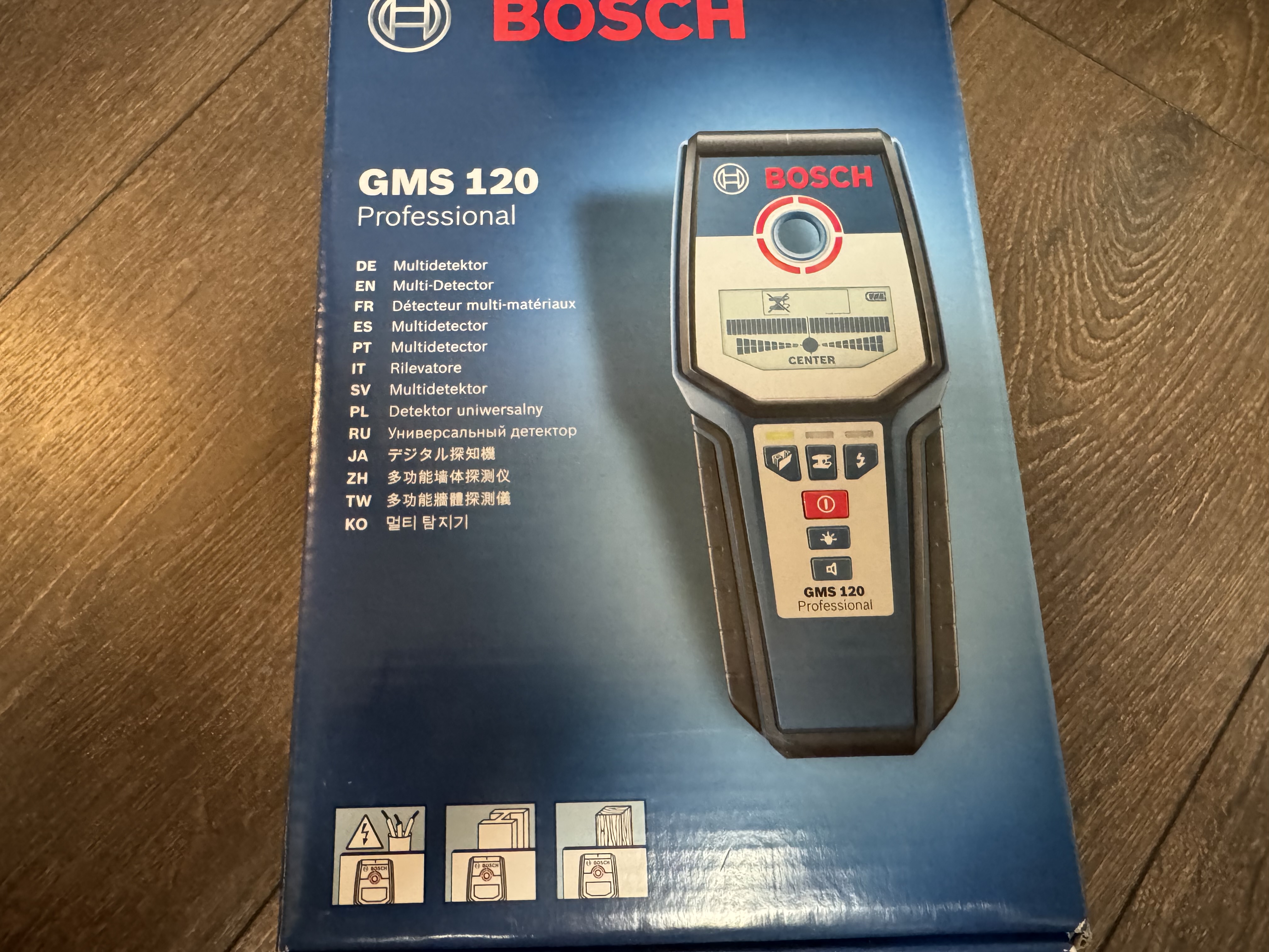 Rakenneilmaisin bosch gsm 120 professional