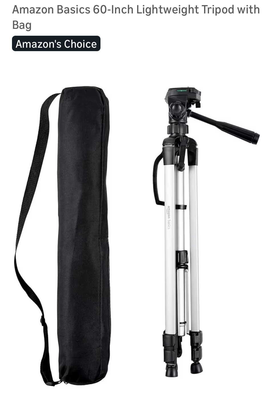 Camera tripod