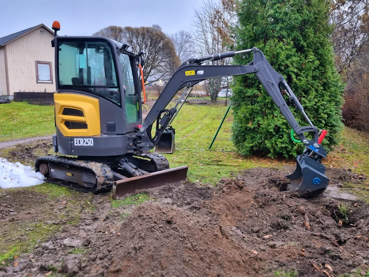 Minigrävare volvo ecr25d - erbjudanden i annonsen!