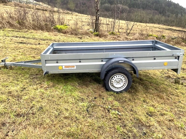Tippbar släpvagn 253x129 750kg 80 släp