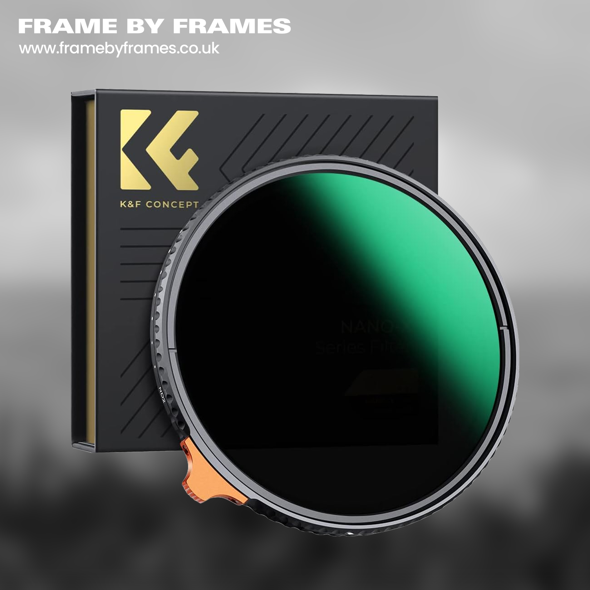 K&f concept 82mm variable nd filter nd2- nd400